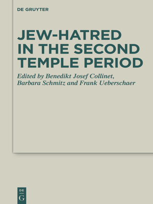 cover image of Jew-hatred in the Second Temple Period